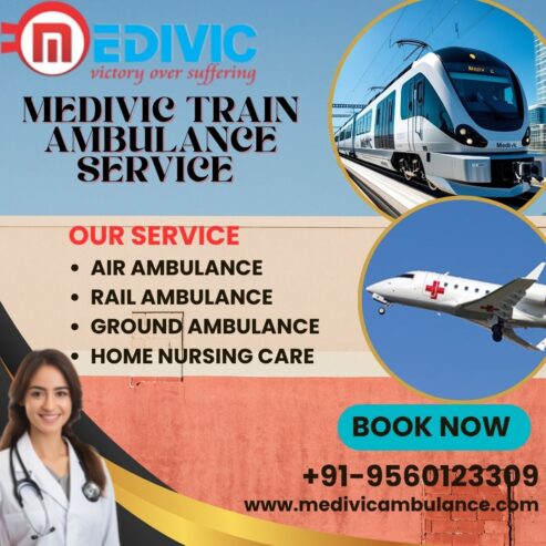 Medivic Offers Transit Without Slowing Things Down in Indore in its Train Ambulance
