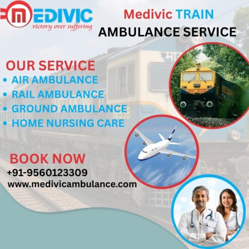 Choose Medivic Train Ambulance Service in Indore, Provide Life-Saving Medical Care