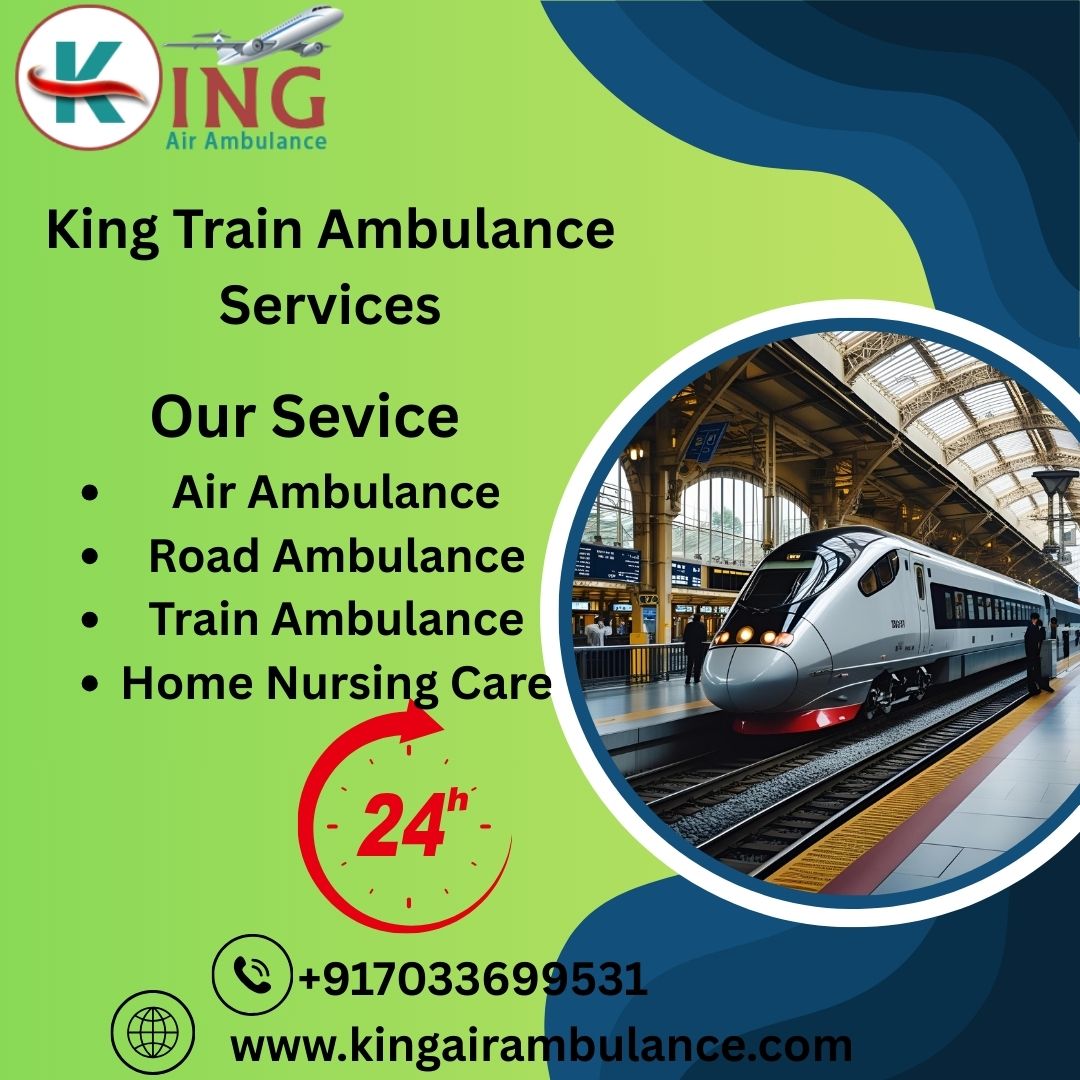 Use King Train Ambulance Services in Ranchi for 24/7 critical cases and quick transfer