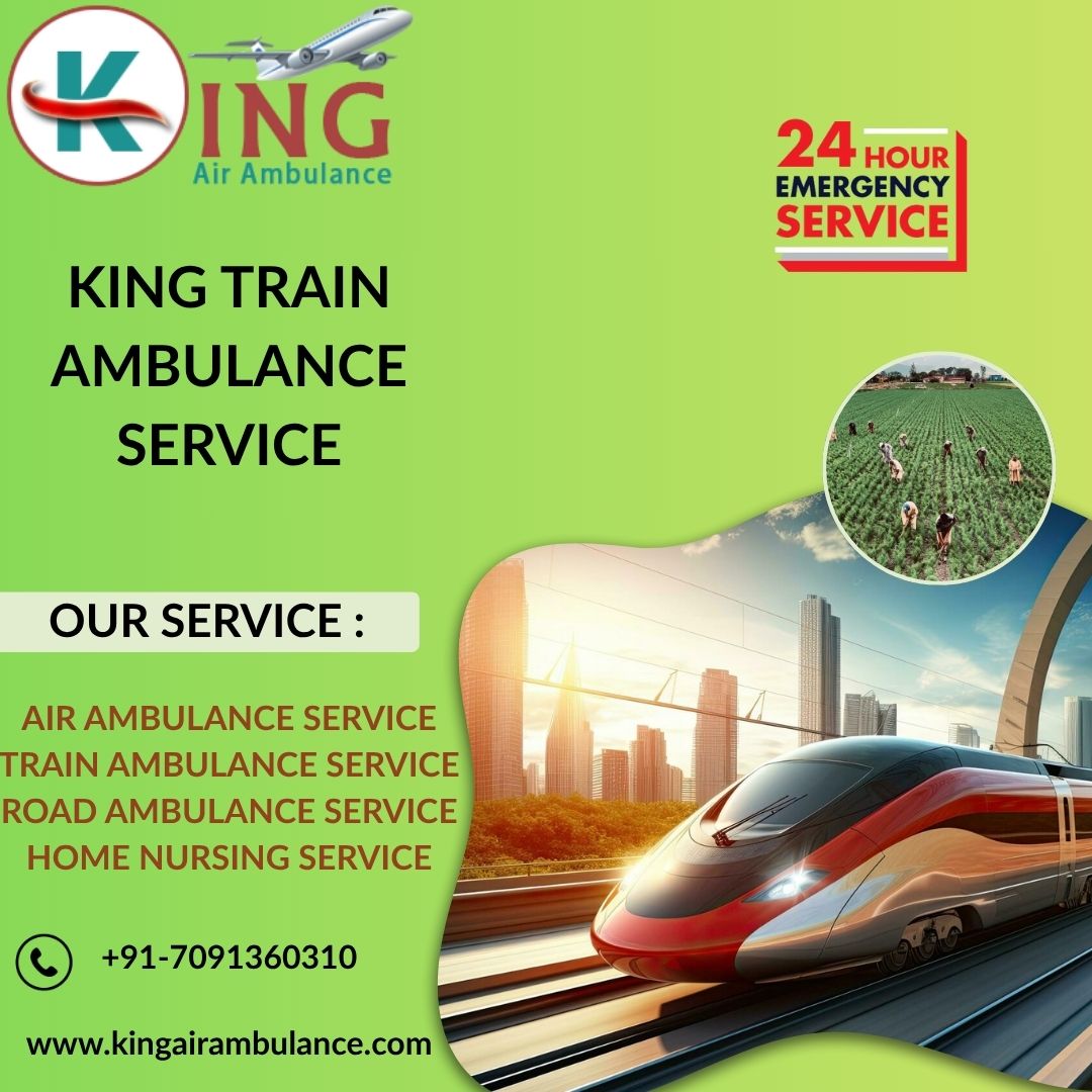 King Train Ambulance Service in Patna Takes care of every need according to Patients