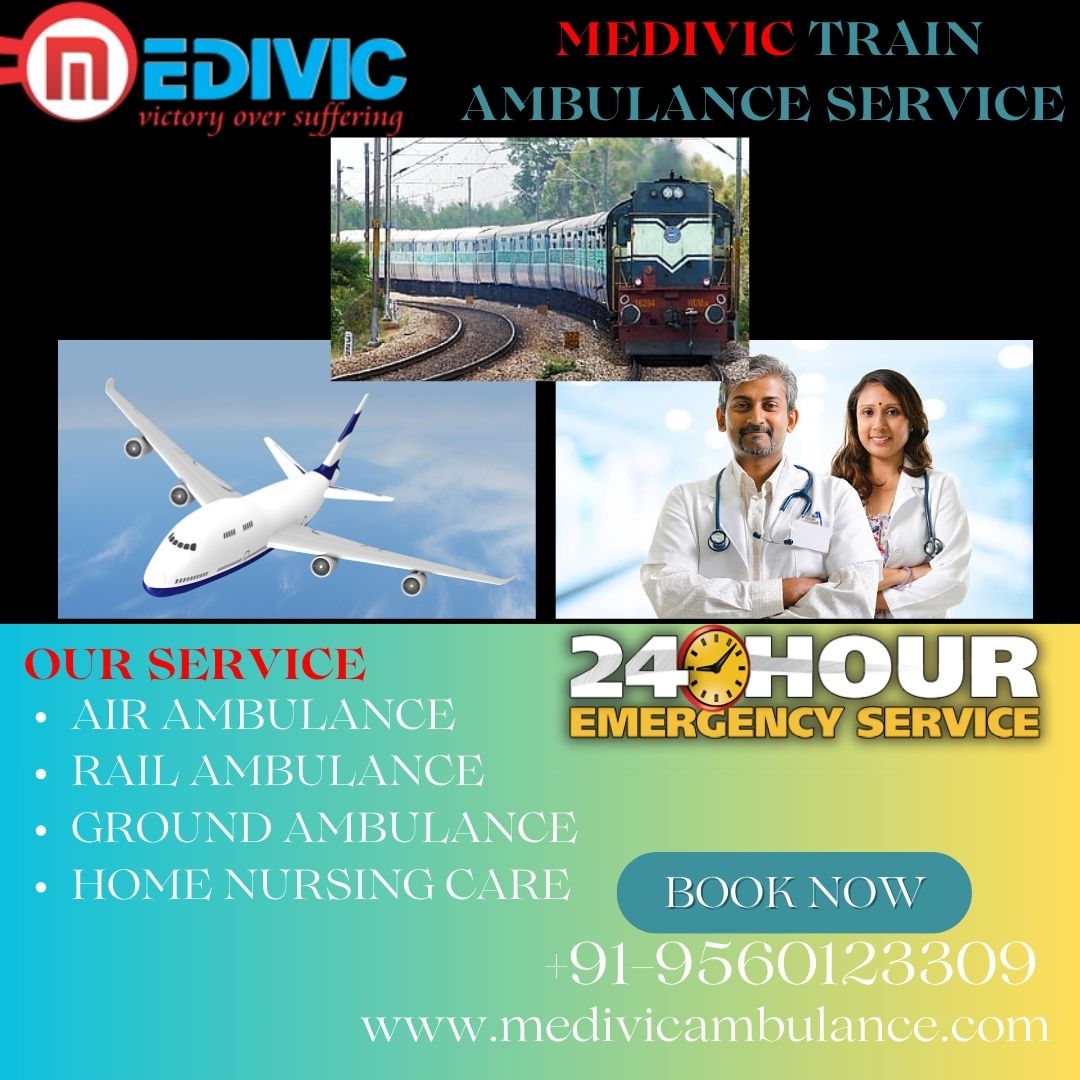 Every Journey Is Made Safe And Transparent By Medivic Train Ambulance Service in Nagpur