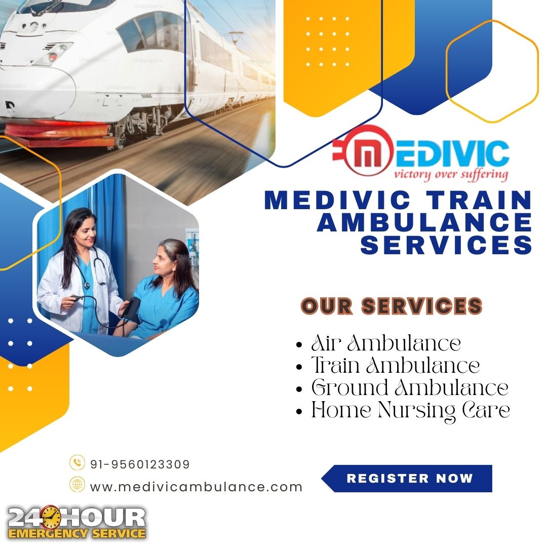 Medivic Sets Up Medical Transit Right Away in Ranchi in a Train Ambulance