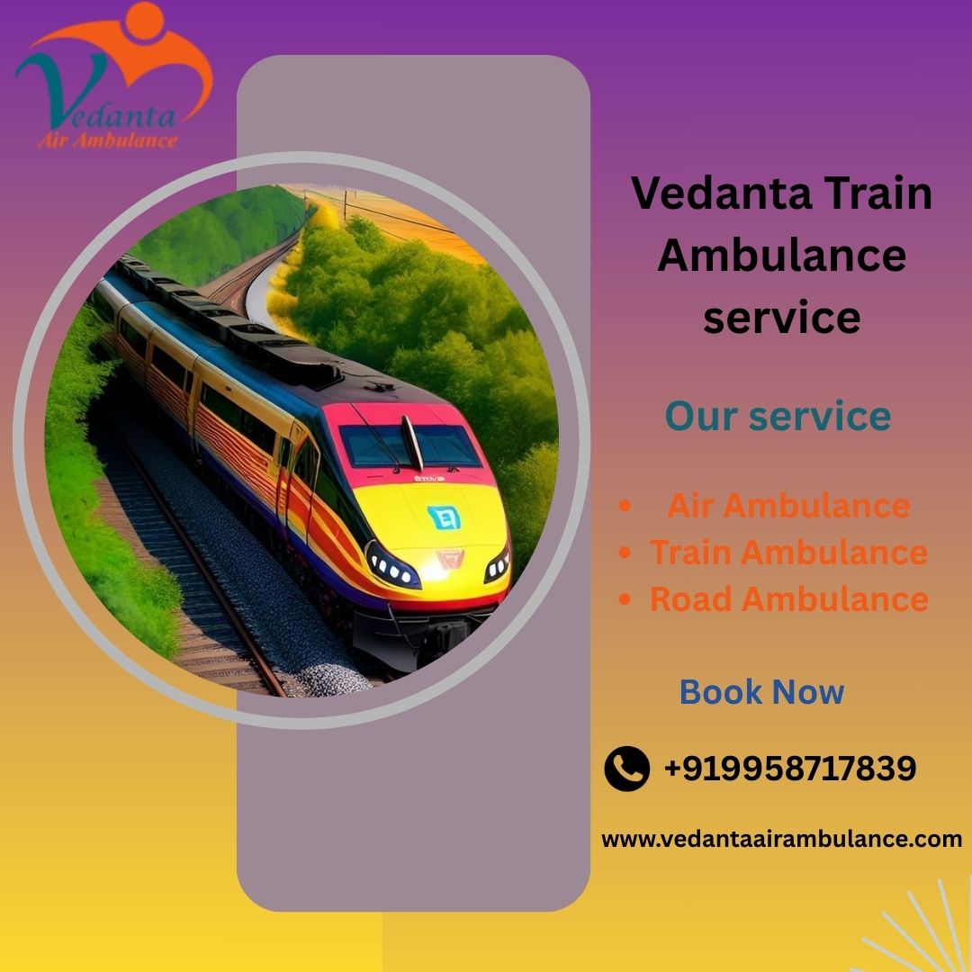Vedanta Train Ambulance Service in Jammu follows clear steps to treat patients smoothly