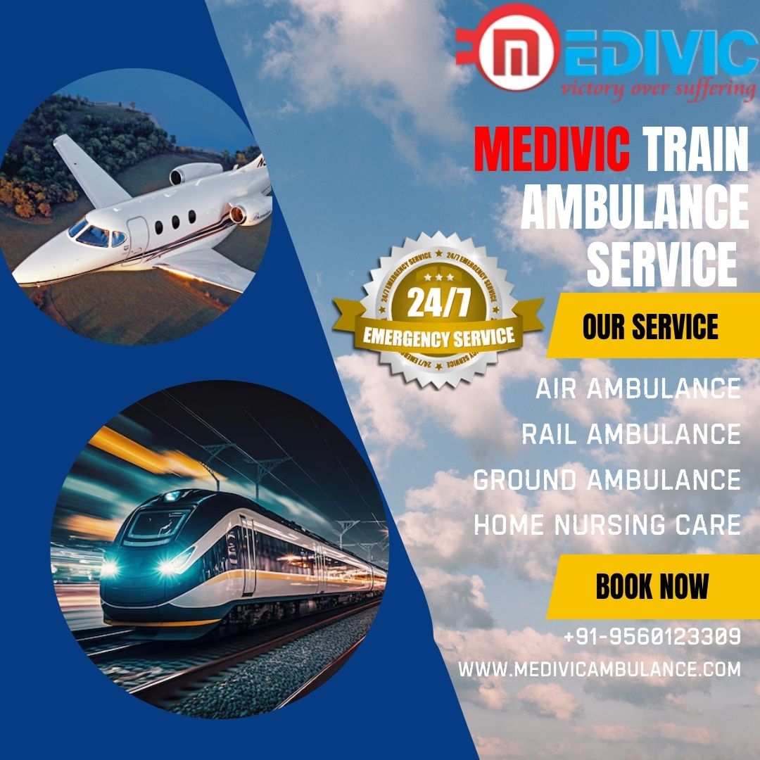 Medivic Making the Correct Decision at Crucial Times in Lucknow in a Train Ambulance