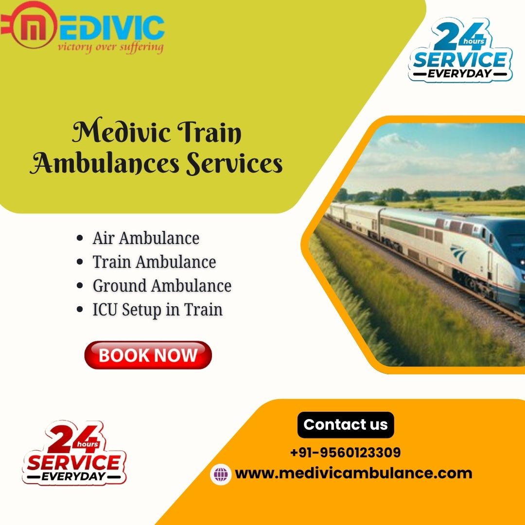 Medivic Takes the Transit Safety Guarantee in Ranchi with its Train Ambulance