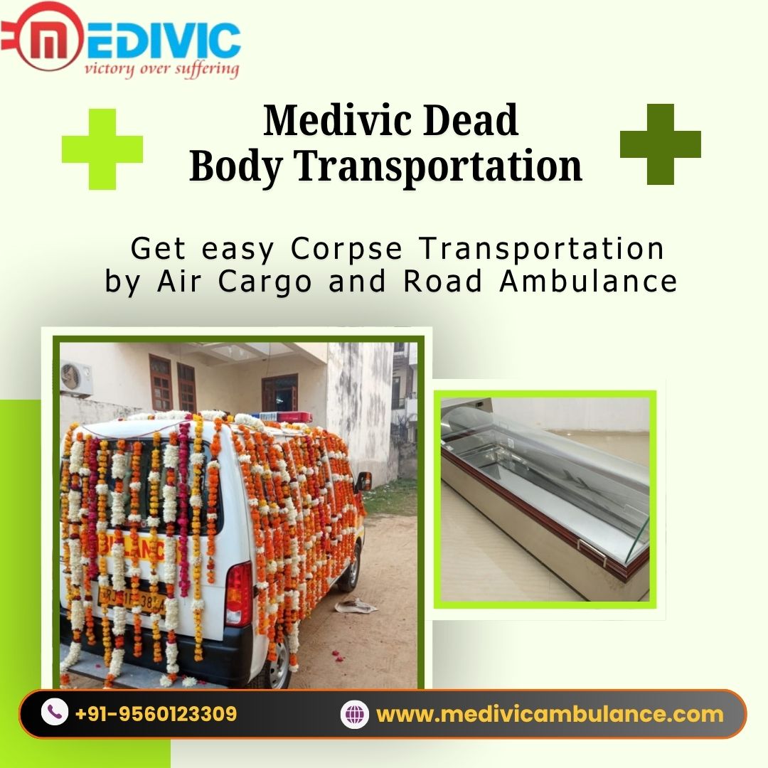 Medivic provides stable and expert deacesed transportation in Vellore