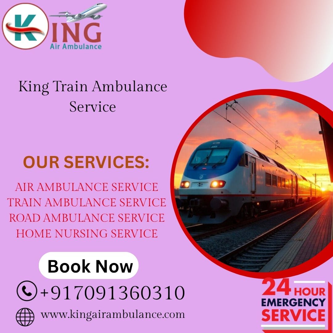 King Train Ambulance Service in Delhi provides immediate medical treatment