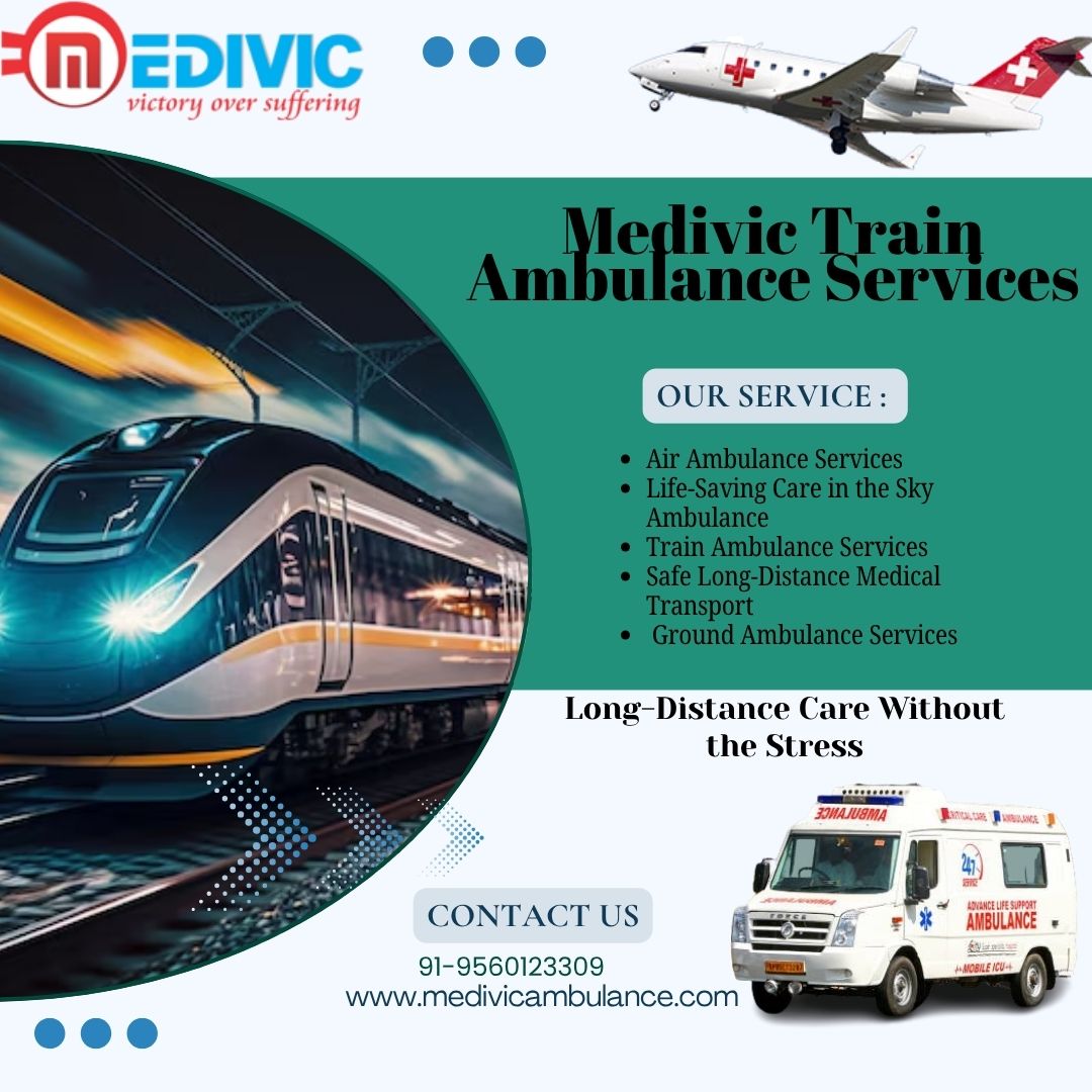 Medivic maintains Transit Management in Ranchi with its Train Ambulance