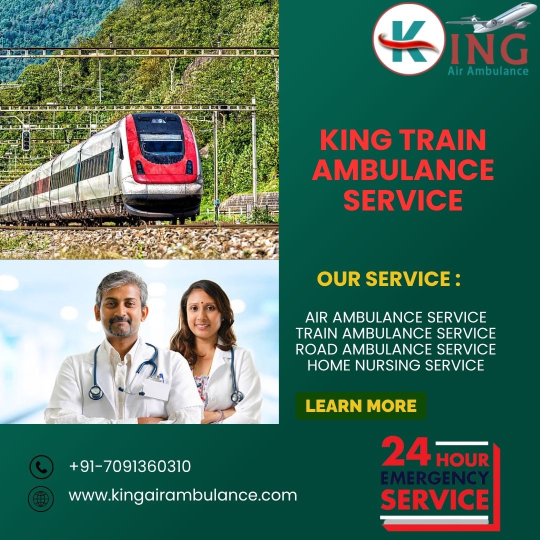 King Train Ambulance in Patna provides Sprightly care and hasty medical transport