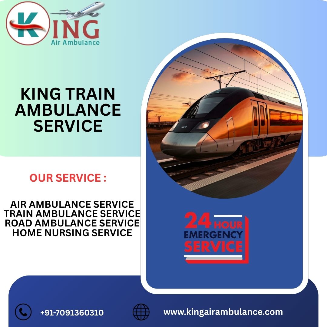 King takes Care of the Practical organization in Jamshedpur in a Train Ambulance