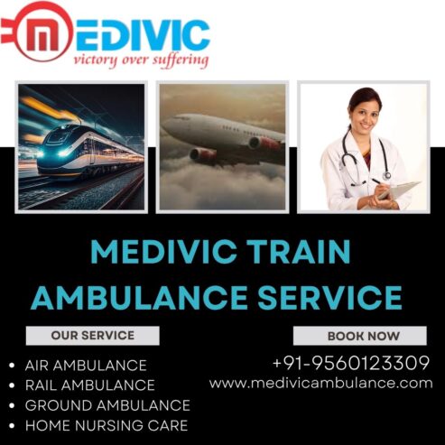 Medivic Offers Health-Related Transit Under Expert Eyes in Gorakhpur in its Train Ambulance