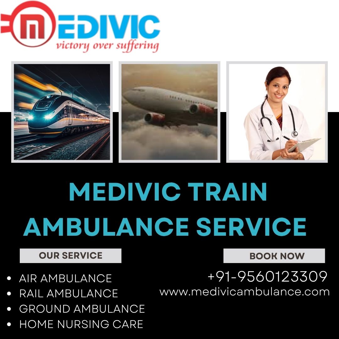 Medivic Offers Health-Related Transit Under Expert Eyes in Gorakhpur in its Train Ambulance