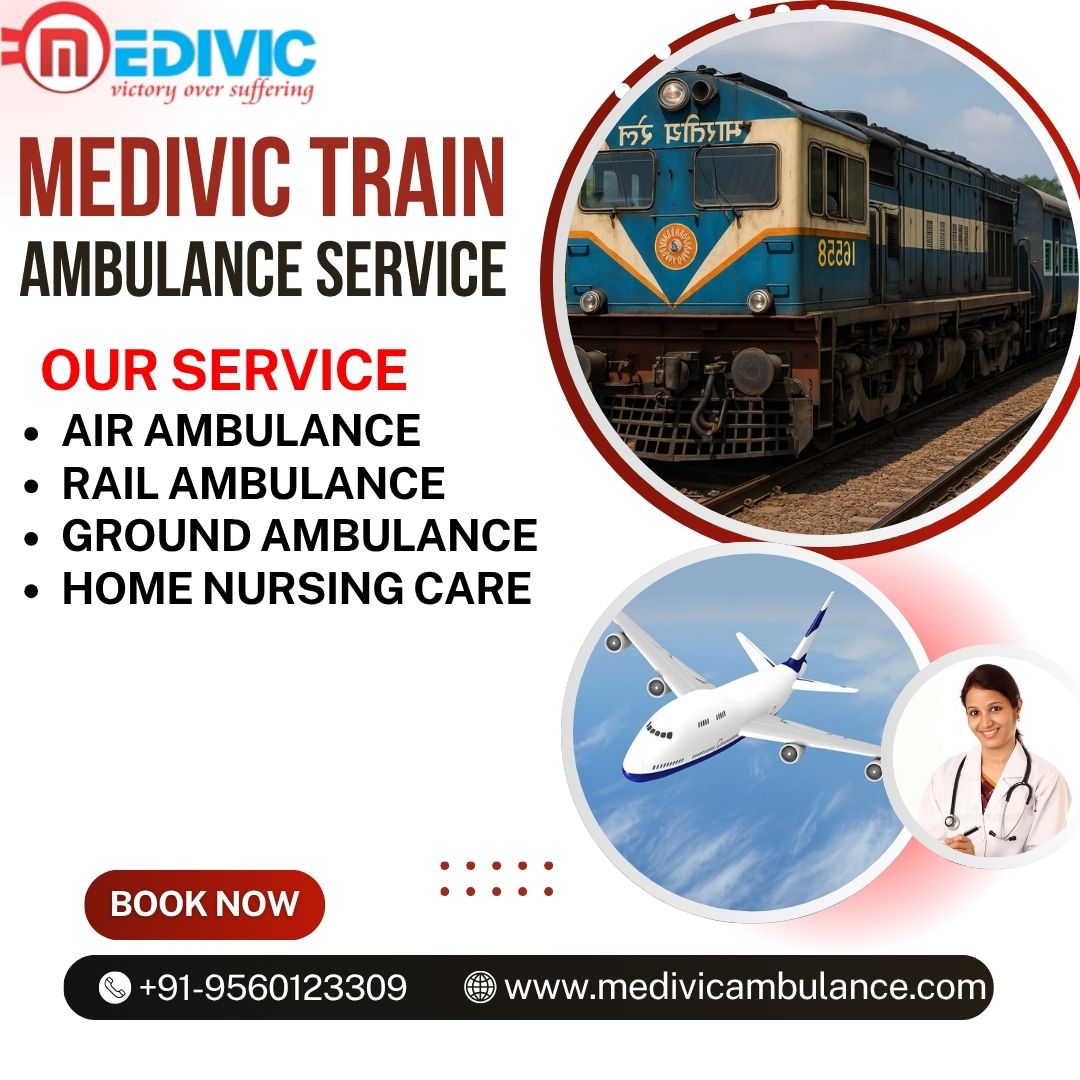 Medivic Offers Quick Support to People in Need in Raipur in its Train Ambulance