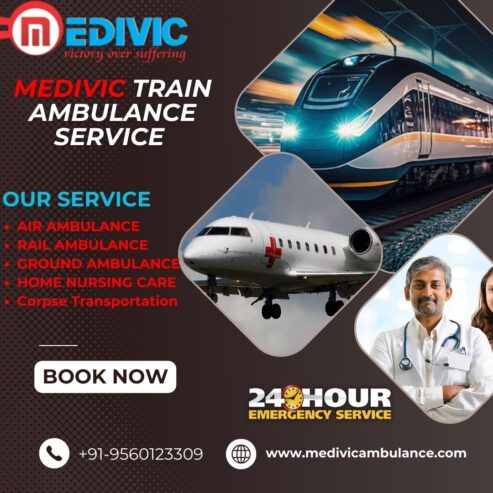 Medivic Offers Simple and Protecting Transit in Jabalpur with its Train Ambulance