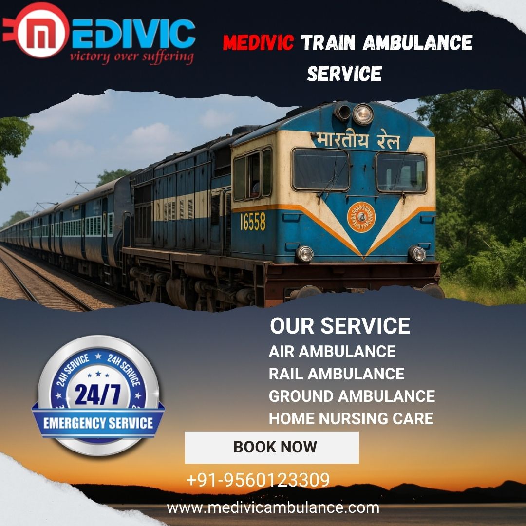 Medivic Helps Patient Move Easily to Health Center in Darbhanga with its Train Ambulance