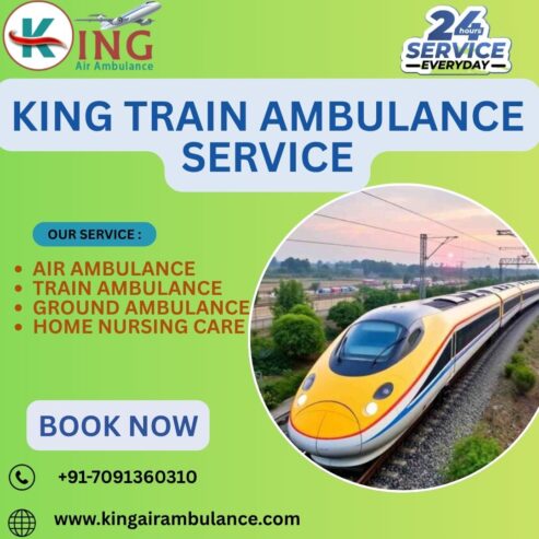 Use King, a Top-Level Train Ambulance from Varanasi with Medical Features at a Ceremonial Fare