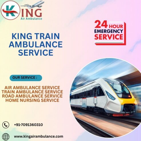 King cans Help Bring Guidance Transit in Siliguri in its Train Ambulance