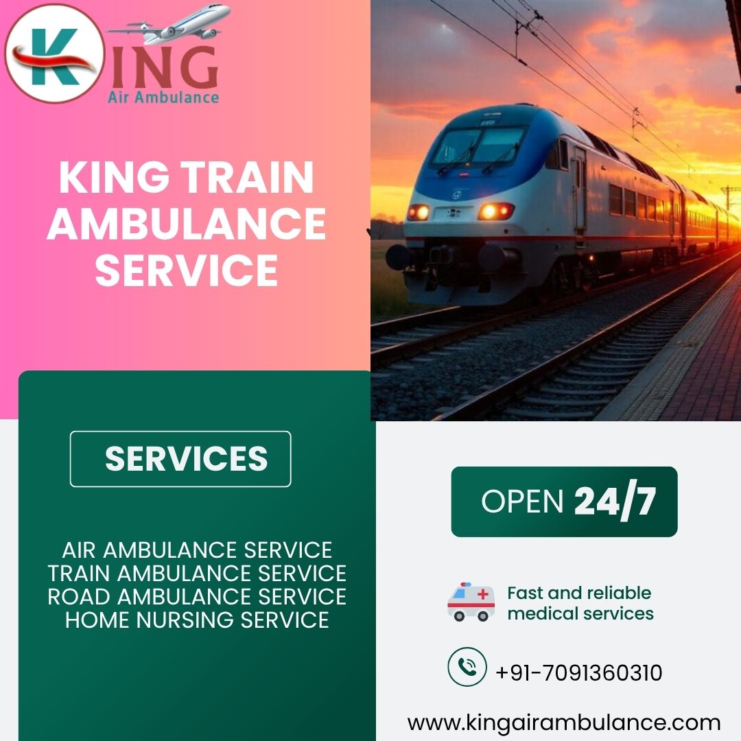 Safe travel and immediate patient care provided by King Train Ambulance in Ranchi