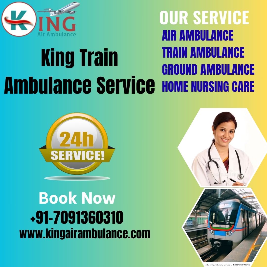 Travelling for treatment has become much trouble-free and defended with King Train Ambulance in Varanasi