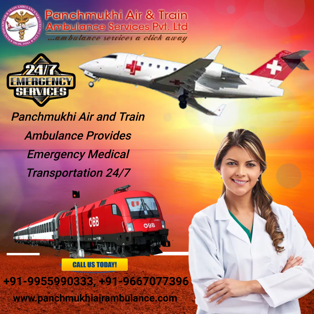 With Emergency Patient Relocation, Use an Air Ambulance from Patna by Panchmukhi