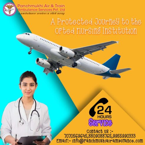 With an Adequate Medical Facility, Avail Air Ambulance from Kolkata by Panchmukhi