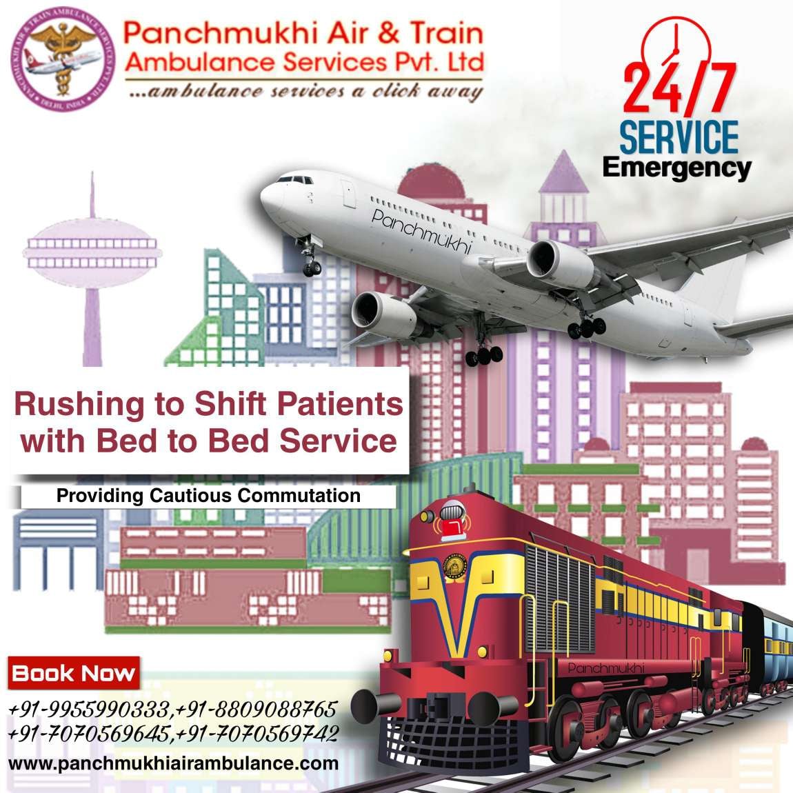 With Medical Unit, Grab the Most Dedicated Air Ambulance from Guwahati by Panchmukhi
