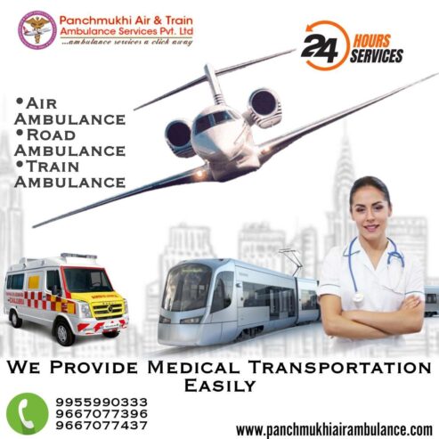 With Medical Features Receive World-Class Air Ambulance from Mumbai by Panchmukhi