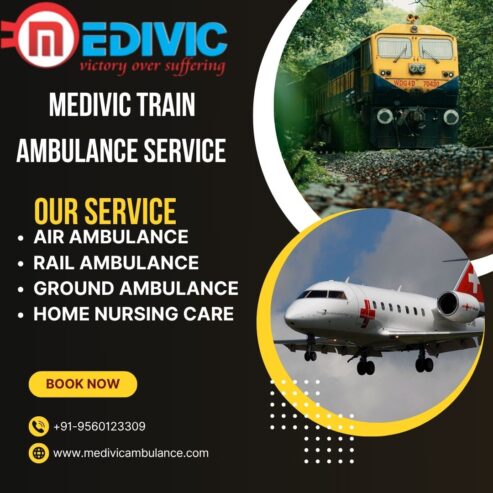 Choose Medivic Train Ambulance Service for Fast and Safe Patient Transfer in Jabalpur
