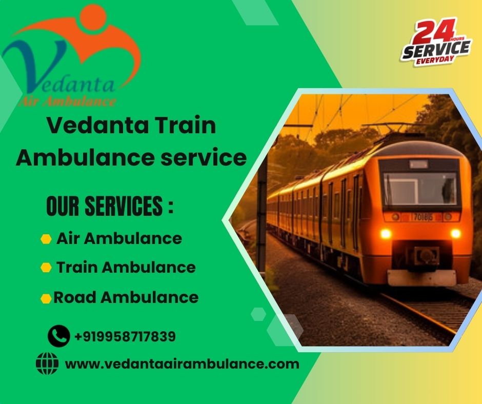 Vedanta provides safe transportation for helpless patients in Ernakulam through its train ambulance