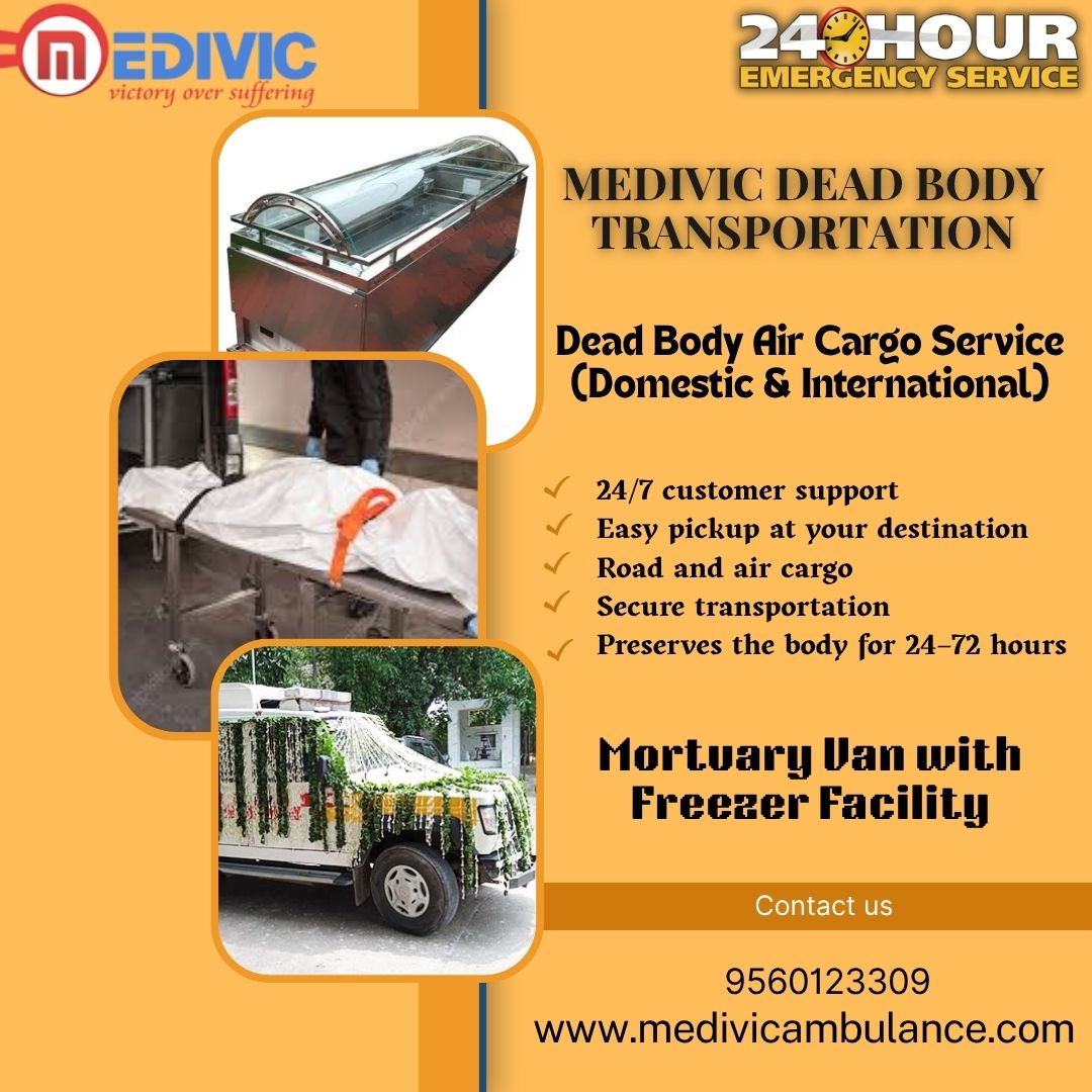 Get Well-Prepared Transit of Dead Bodies by Medivic by Air Cargo in Mumbai