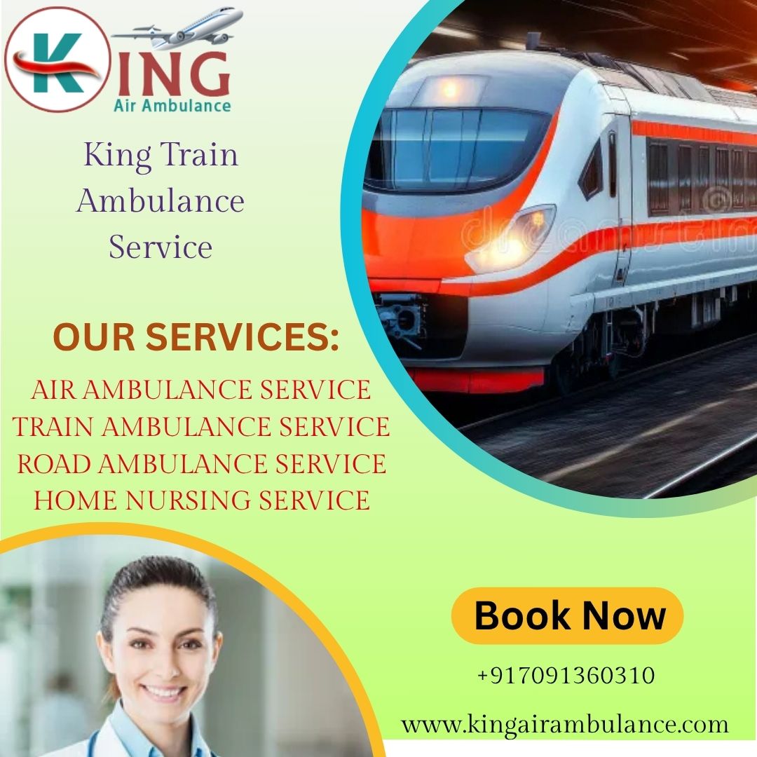 King Train Ambulance Service in Kolkata provides state-of-the-art treatment for critical patients