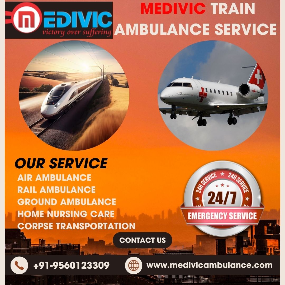 The Extremely Trustworthy and safest Medivic Train Ambulance Service Are Now In Pune