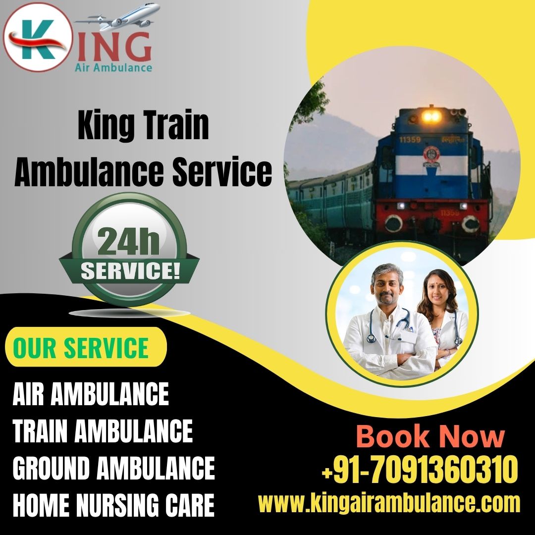 King Helping the Weak to Get Help on Time in Raipur in its Train Ambulance