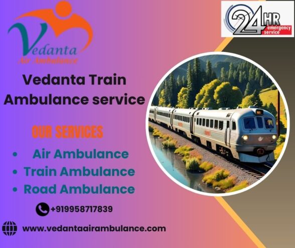 Reach your preferred railway station from Kochi without any hassle with Vedanta Train Ambulance