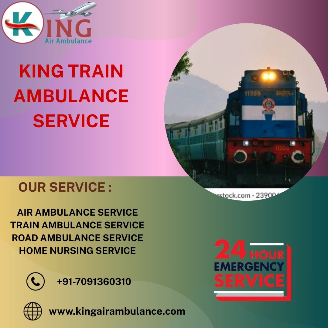 King Helping the Unfit Reach Distant Hospital in Chennai in its Train Ambulance