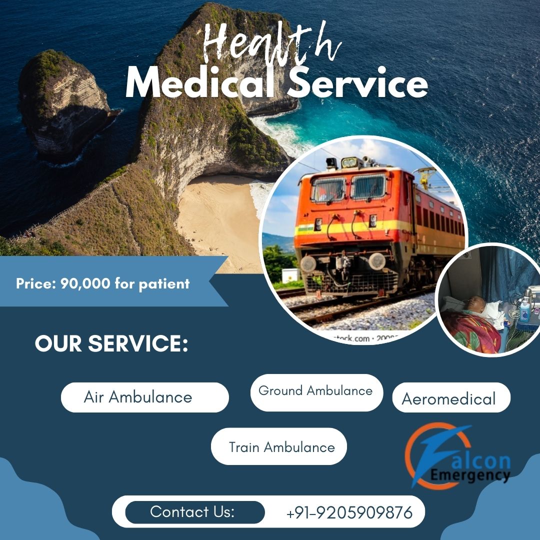 FALC Emergency low-cost Train Ambulance in Mumbai can be selected for reaching the Specific Medical Facility