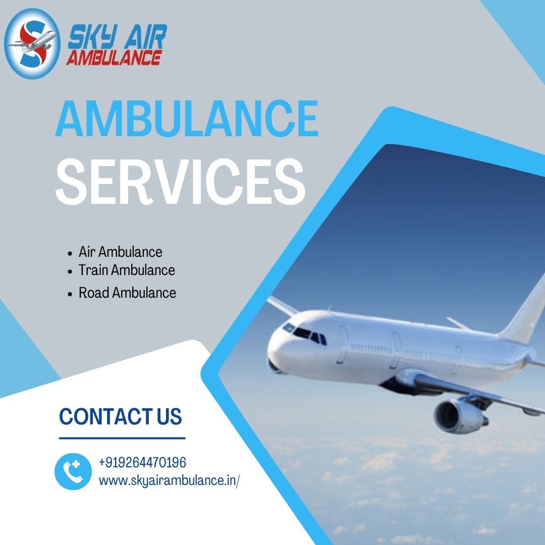 Transfer safely Patients with Sky Air Ambulance from Patna to Delhi