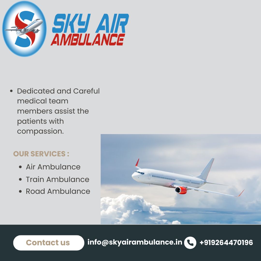 Sky Air Ambulance from Bhopal to Delhi Is A Good Service provider for transporting patients safely.