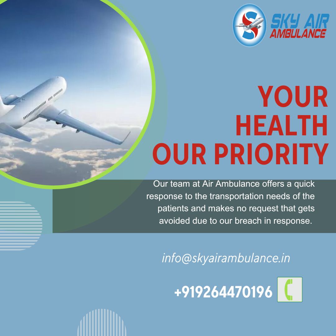 Secure Transport By Sky Air Service In Medical Emergency From Jamshedpur To Delhi