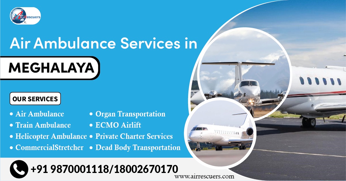 Swift & Trusted Air Ambulance in Meghalaya | 24/7 Emergency Care