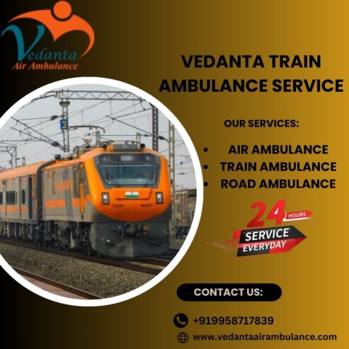 Vedanta, with its Train Ambulance, transports the sick person in Patna to the right place on time