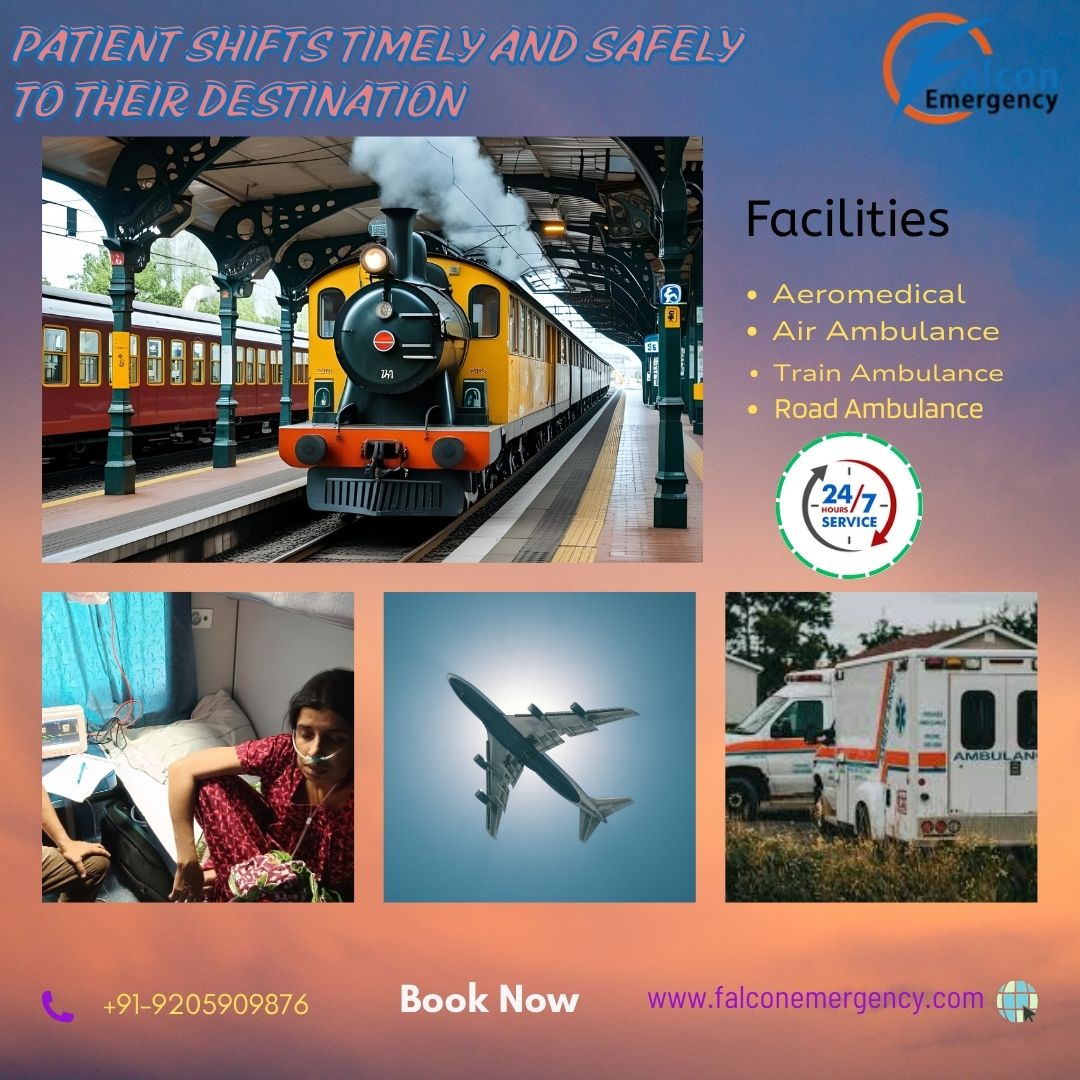 Check FALC Emergency Train services in Raipur for a quick and accessible transfer
