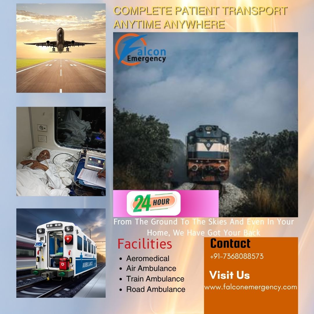 Now select FALC Emergency train services in Nagpur for quick patient transit at a low cost
