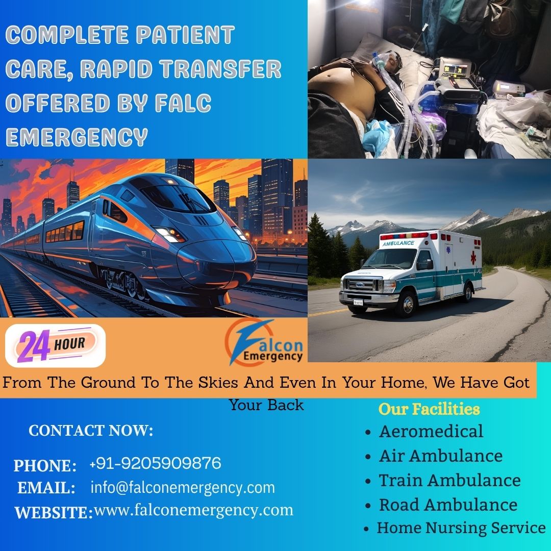 Get Proper transit in Jamshedpur during medical emergencies by FALC Emergency train ambulance