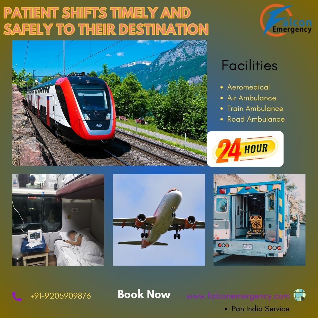 FALC Train Ambulance in Patna Operates with Skilled Medical Crew Offering Risk-Free Repatriation