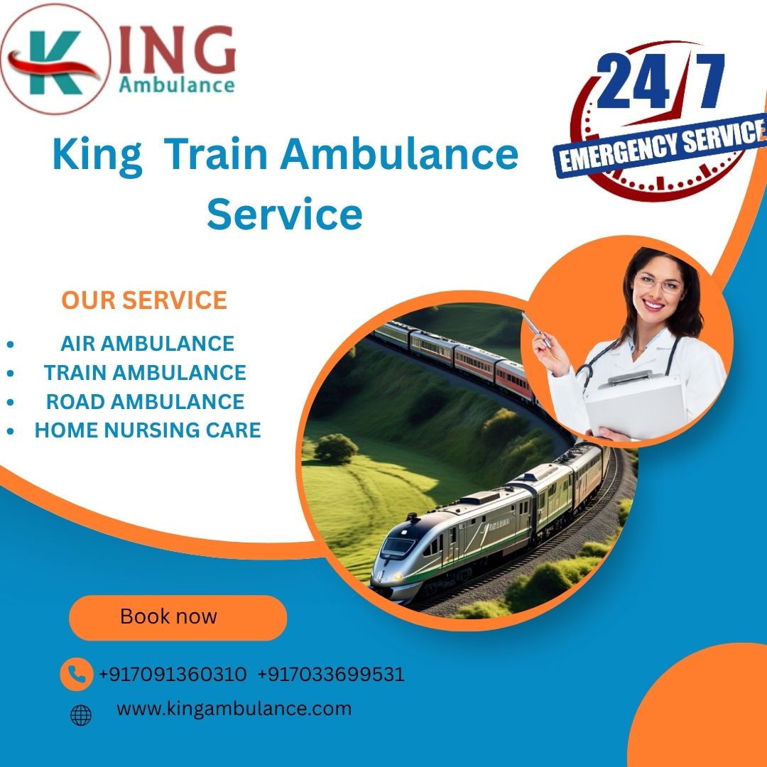 King Train Ambulance Service in Varanasi reaches your patient’s destination immediately for better treatment