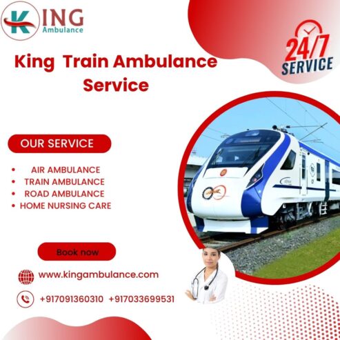 King Train Ambulance Service provides the facility to transfer your patient