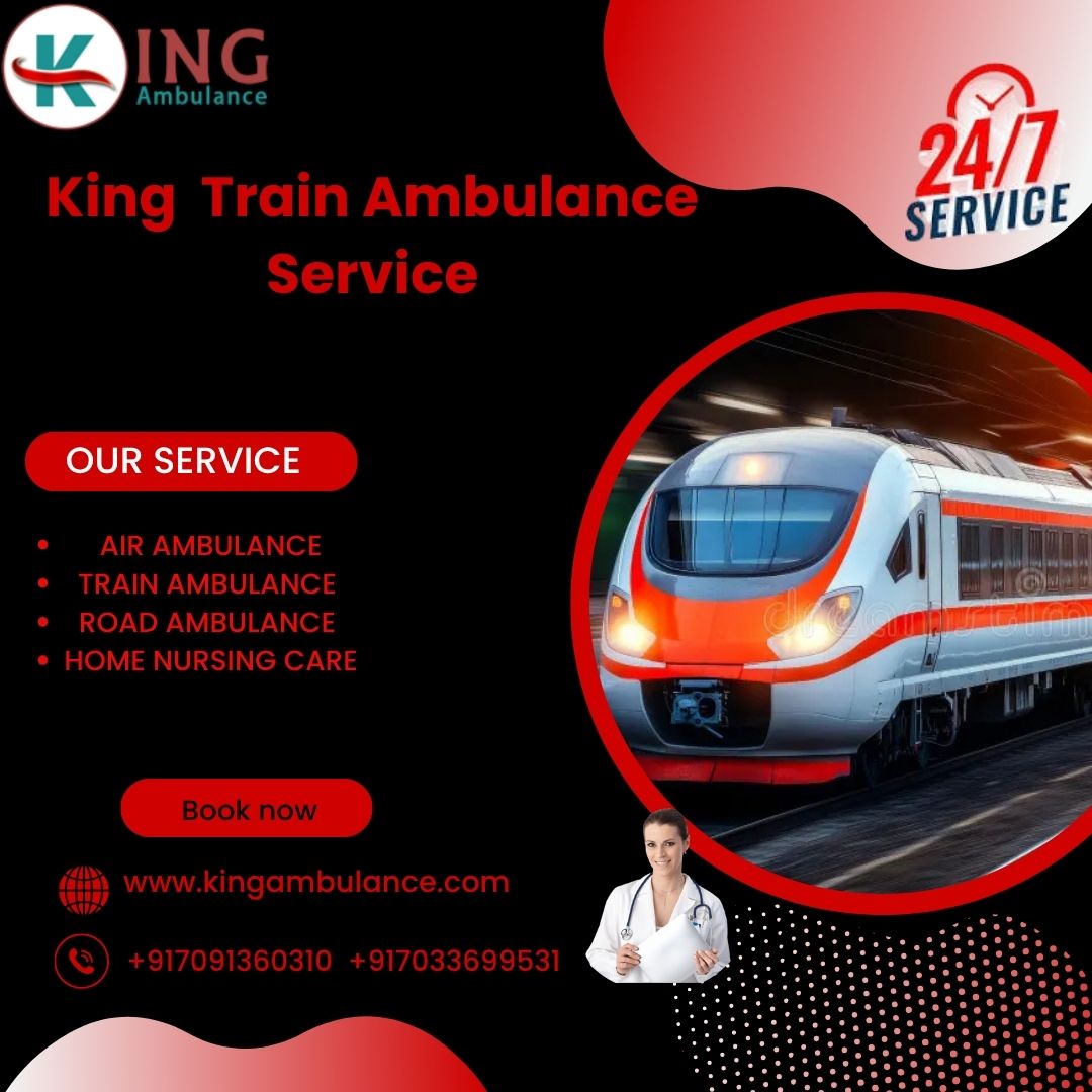 King Train Ambulance Service in Varanasi provides fast transfer of your patient