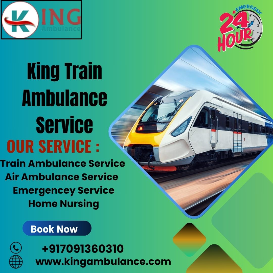 King Train Ambulance in Allahabad carries patients Easily Transfer