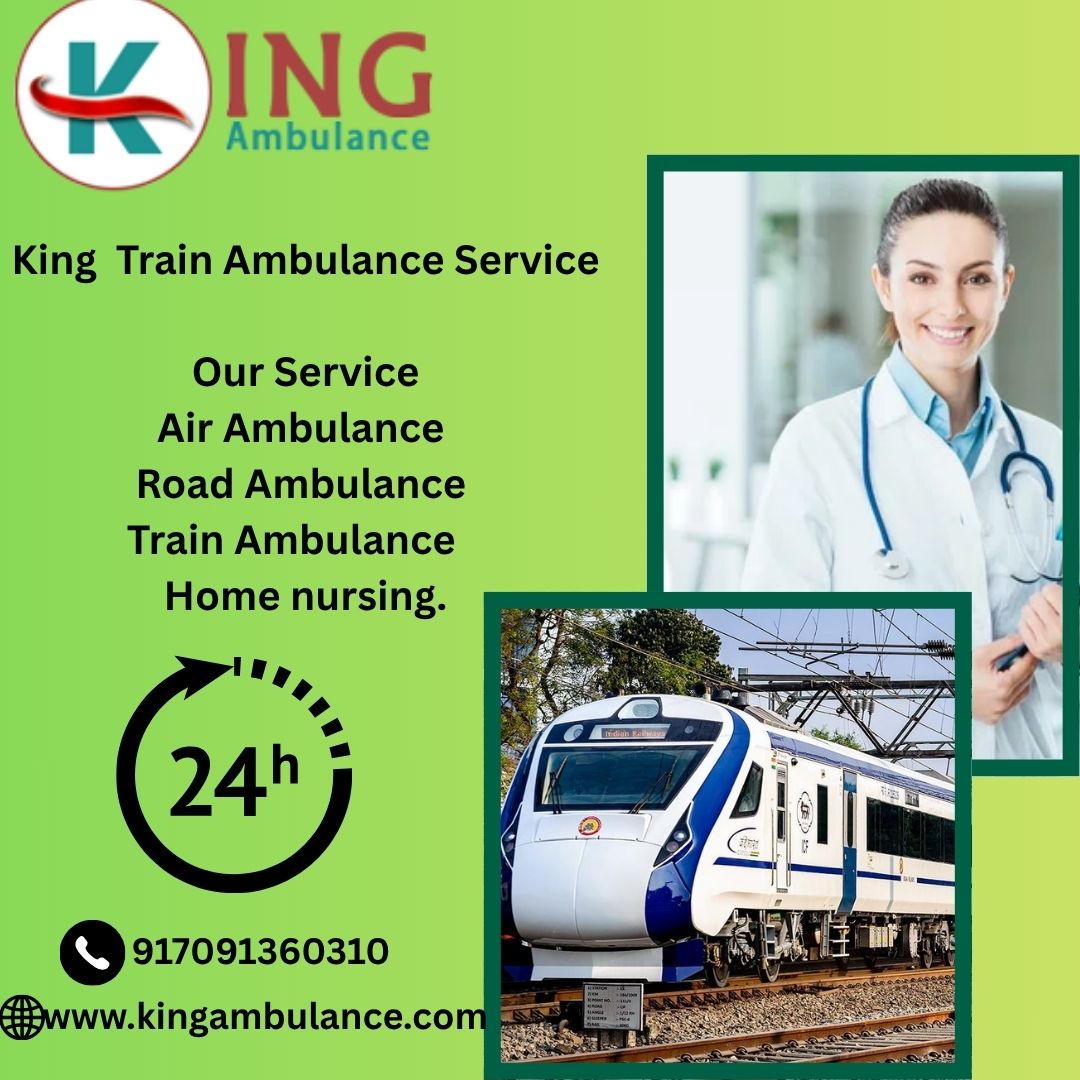 King Train Ambulance in Kolkata transports patients from one place to another